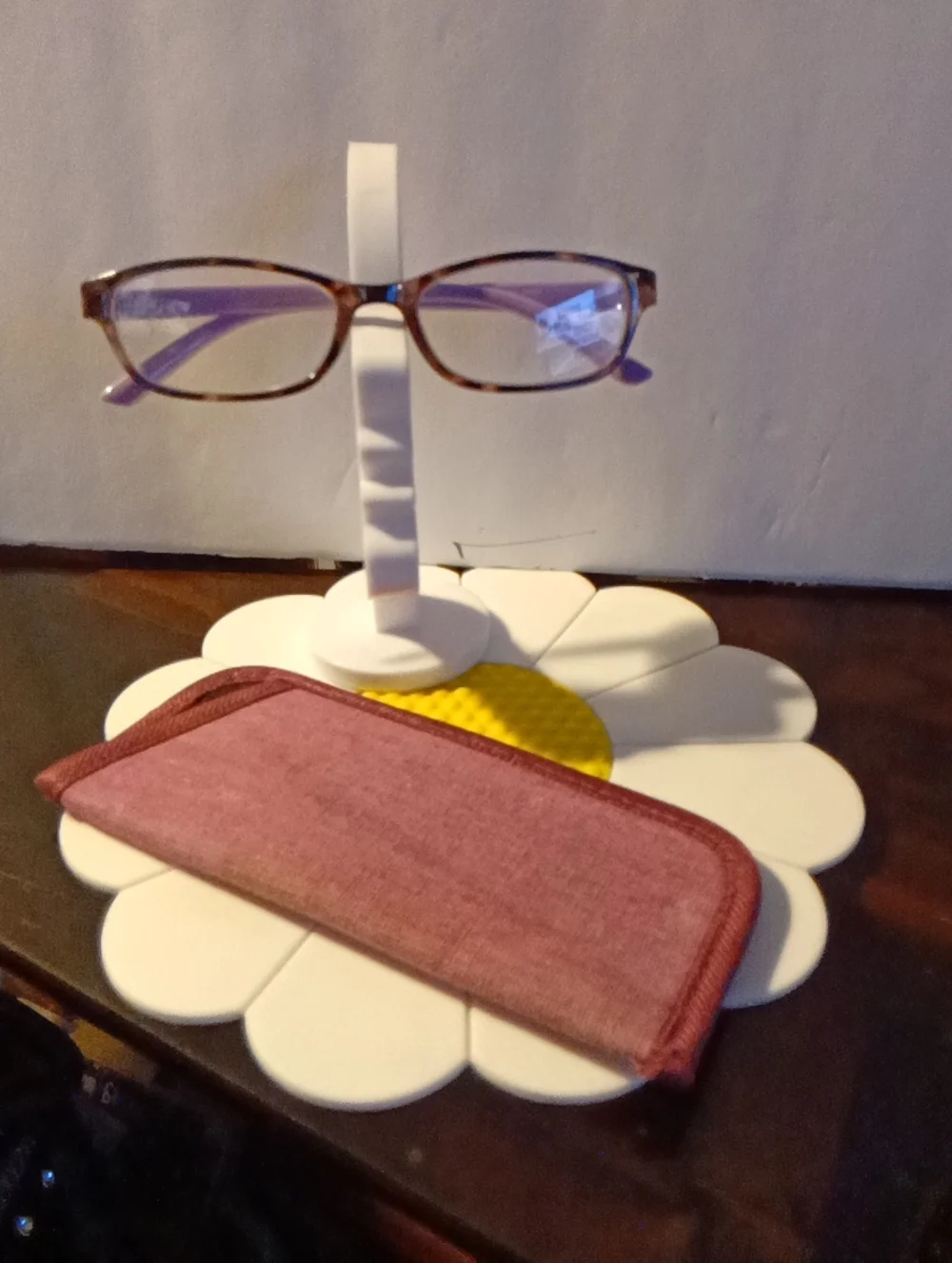 New Women's Purple Reading Glasses with Pink Fabric Pouch +1.50